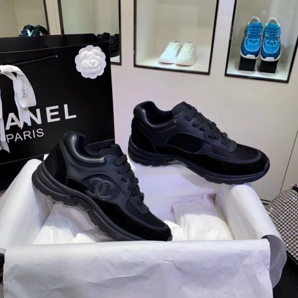 Chanel Sneakers Black For Women, Women's Shoes G34360