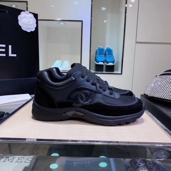 Chanel Sneakers Black For Women, Women's Shoes G34360