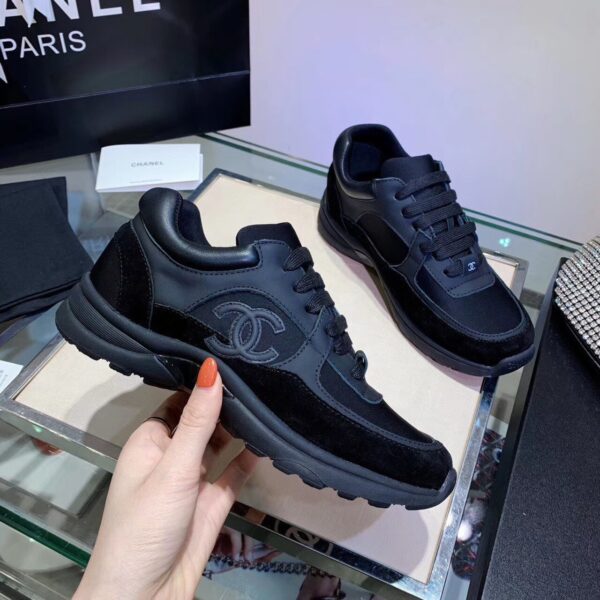 Chanel Sneakers Black For Women, Women's Shoes G34360