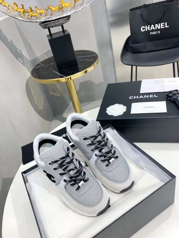 Chanel Sneakers Grey For Women, Women's Shoes