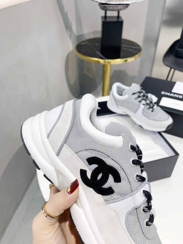 Chanel Sneakers Grey For Women, Women's Shoes