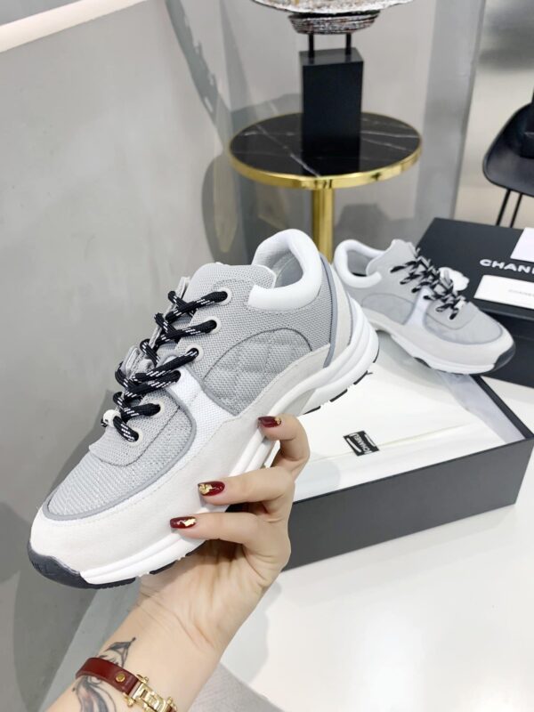 Chanel Sneakers Grey For Women, Women's Shoes