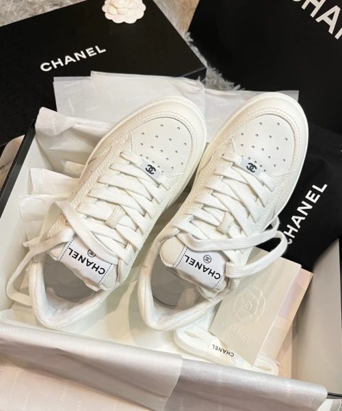 Chanel Sneakers White For Women, Women's Shoes 0.4in/1cm G39225