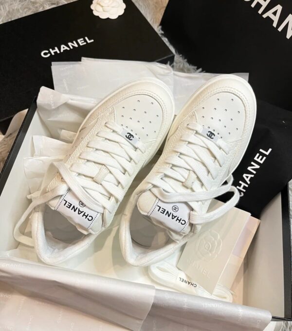 Chanel Sneakers White For Women, Women's Shoes 0.4in/1cm G39225