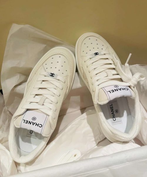 Chanel Sneakers White For Women, Women's Shoes 0.4in/1cm G39225
