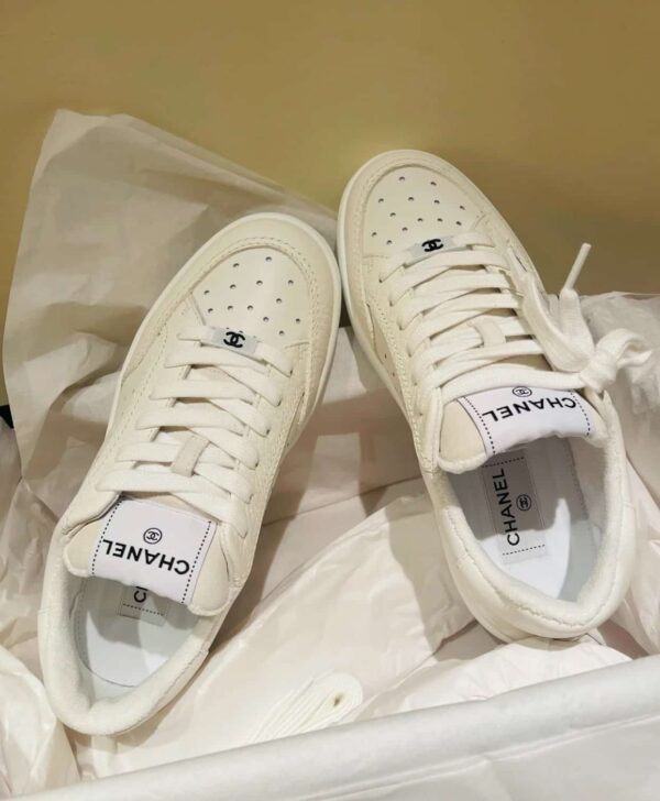 Chanel Sneakers White For Women, Women's Shoes 0.4in/1cm G39225