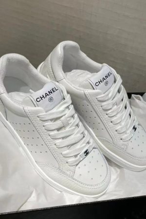 Chanel Sneakers White For Women, Women's Shoes 0.4in/1cm G39225