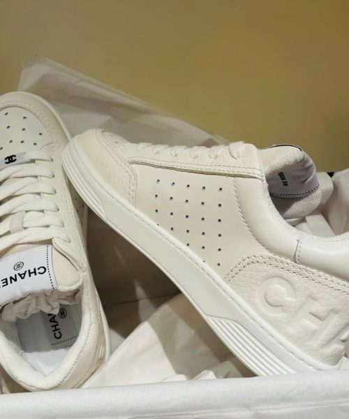 Chanel Sneakers White For Women, Women's Shoes 0.4in/1cm G39225