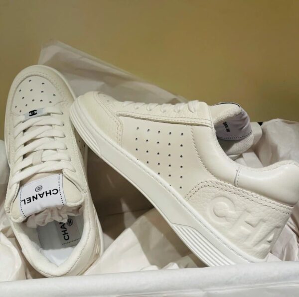 Chanel Sneakers White For Women, Women's Shoes 0.4in/1cm G39225