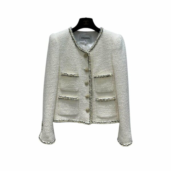 Chanel Snow Jacket White For Women