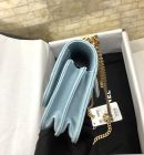 [REP 1:1] Chanel Spring And Summer 22C Turquoise For Women, Women's Bags 6.1in/15.5cm