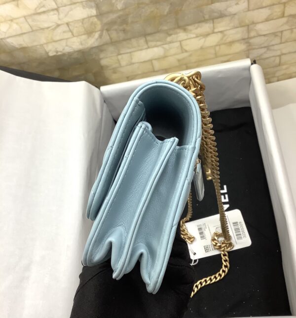 [REP 1:1] Chanel Spring And Summer 22C Turquoise For Women, Women's Bags 6.1in/15.5cm