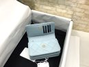 [REP 1:1] Chanel Spring And Summer 22C Turquoise For Women, Women's Bags 6.1in/15.5cm
