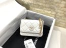 [REP 1:1] Chanel Spring And Summer 22C White For Women, Women's Bags 6.1in/15.5cm