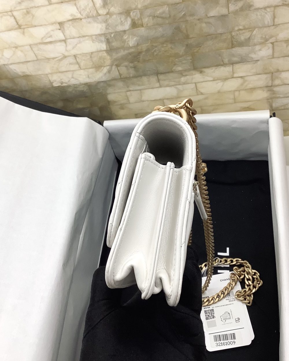 [REP 1:1] Chanel Spring And Summer 22C White For Women, Women's Bags 6.1in/15.5cm