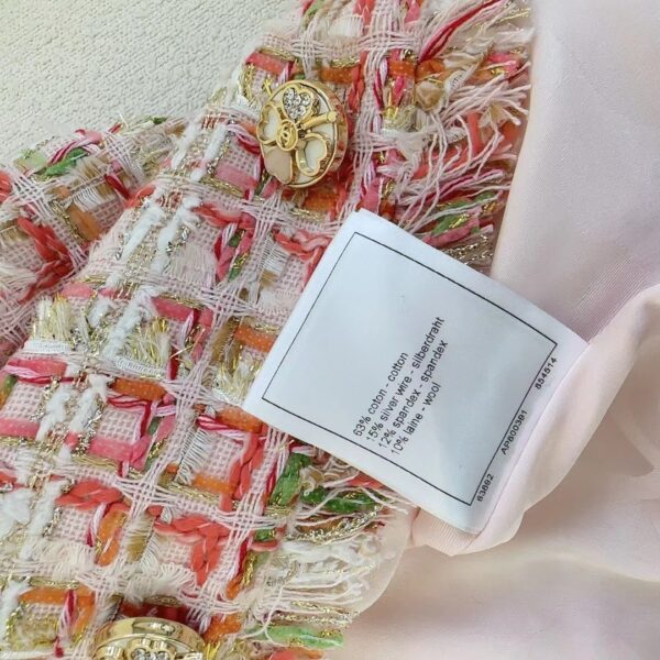 Chanel Tassels Jacket Pink For Women