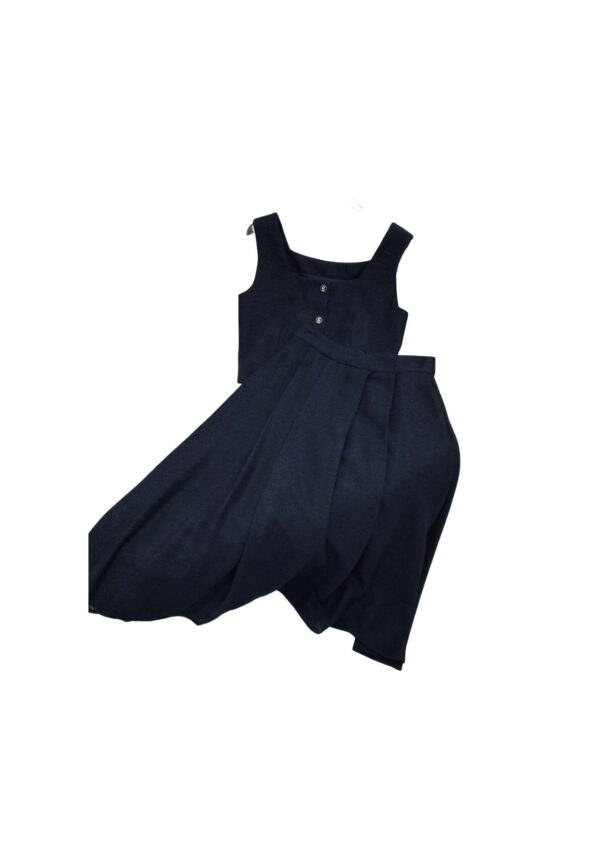 Chanel Top And Long Skirt Black For Women