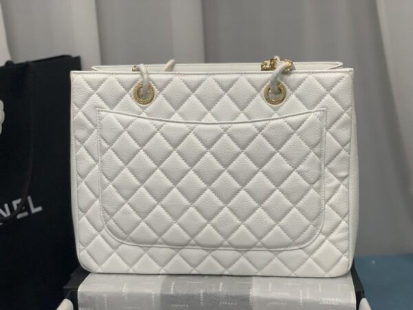 [REP 1:1] Chanel Tote Bag Spring Collection Gold Hardware White For Women 13in/33cm