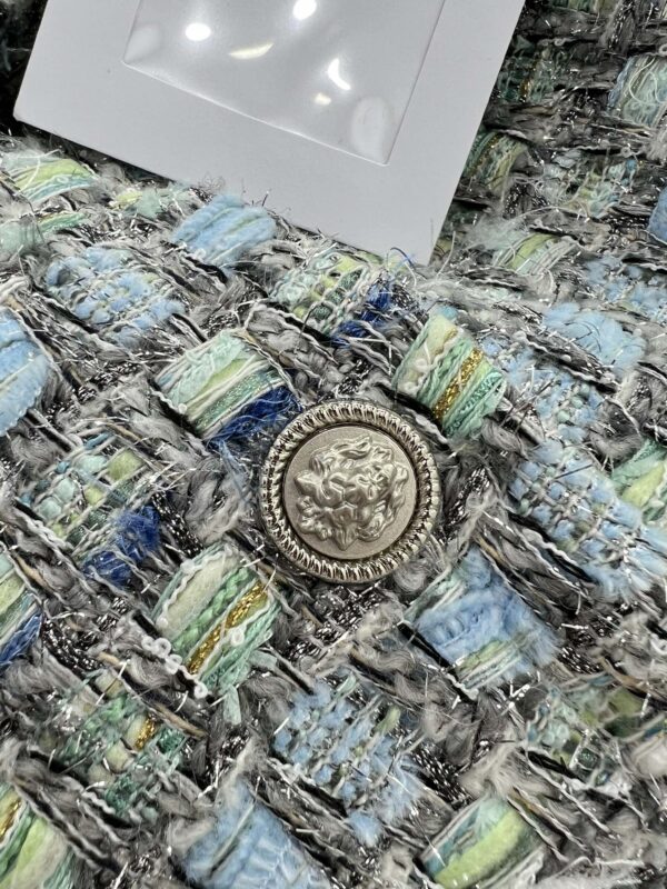 Chanel Tweed Croptop Jacket Multicolor For Women