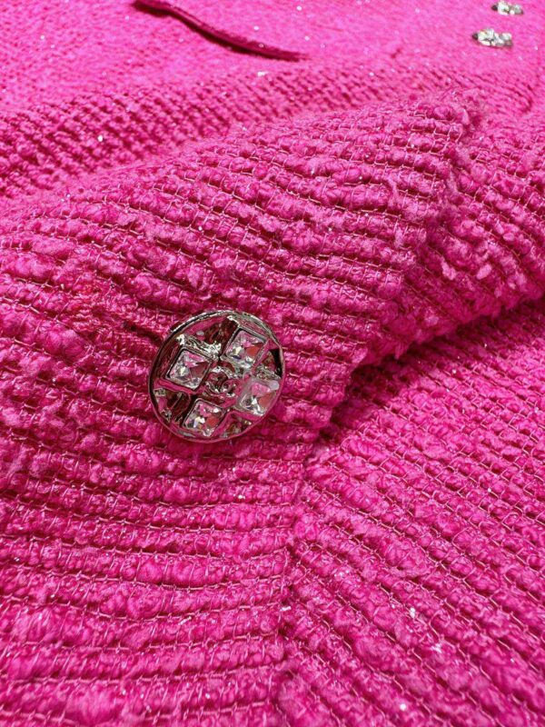 Chanel Tweed Dress Pink For Women