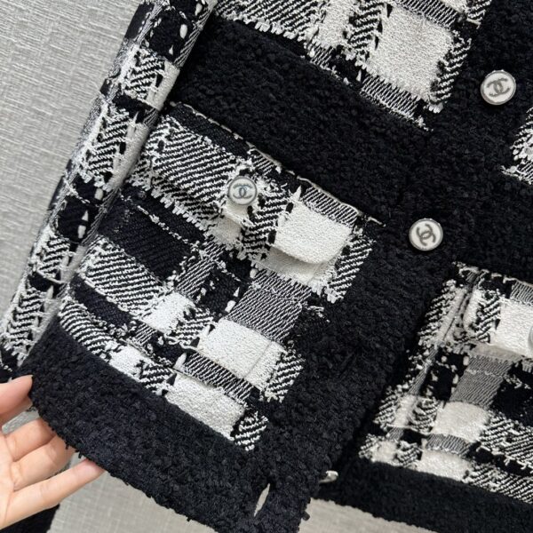 Chanel Tweed Evening Jacket Black For Women