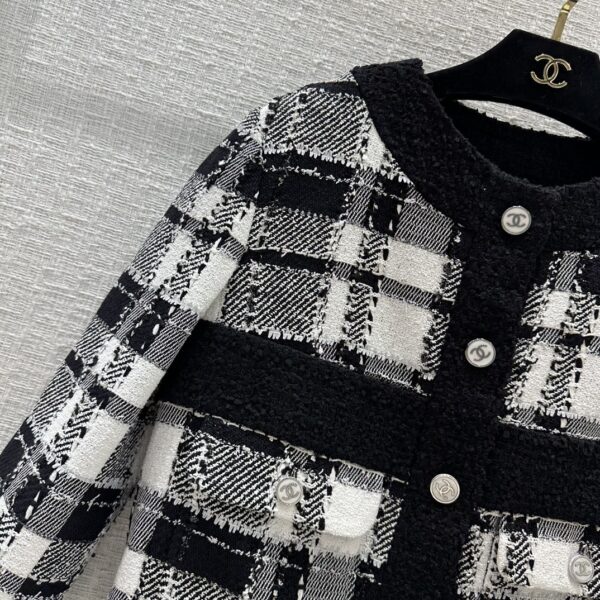 Chanel Tweed Evening Jacket Black For Women