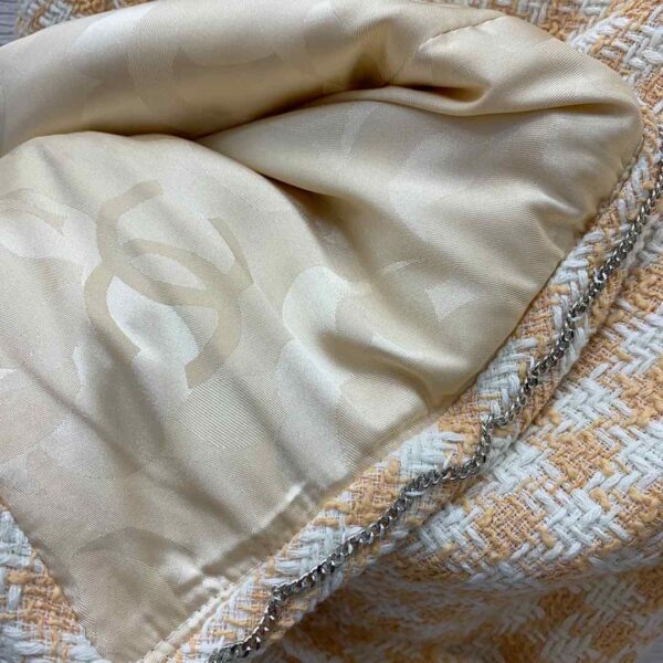 Chanel Tweed Jacket Beige For Women  P74854 V66438 NN371