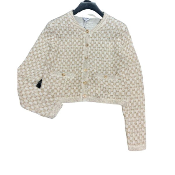 Chanel Tweed Jacket Cream For Women
