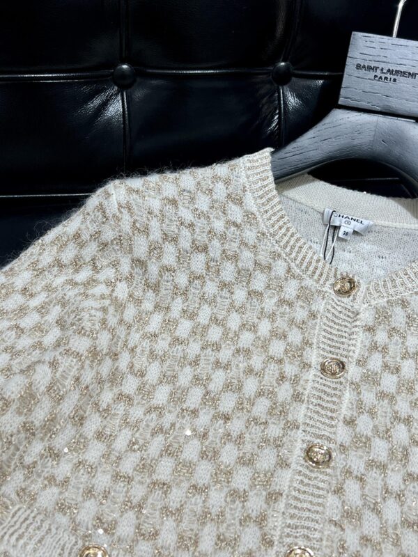 Chanel Tweed Jacket Cream For Women