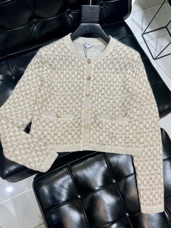 Chanel Tweed Jacket Cream For Women