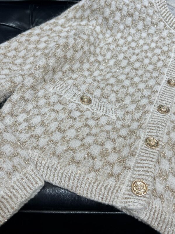 Chanel Tweed Jacket Cream For Women