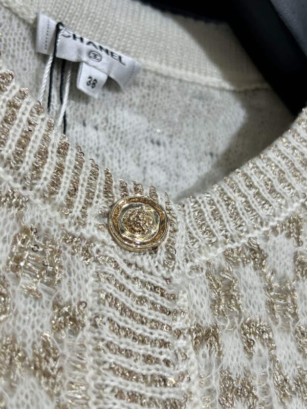 Chanel Tweed Jacket Cream For Women