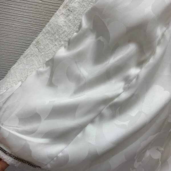 Chanel Tweed Jacket White For Women P74823 V66067 00100