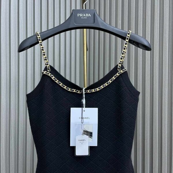 Chanel Two-Piece Dress Black For Women