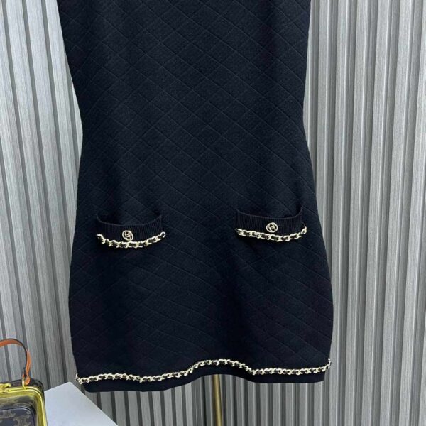 Chanel Two-Piece Dress Black For Women