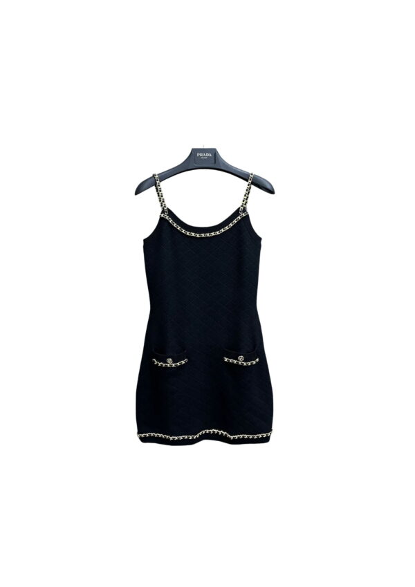 Chanel Two-Piece Dress Black For Women