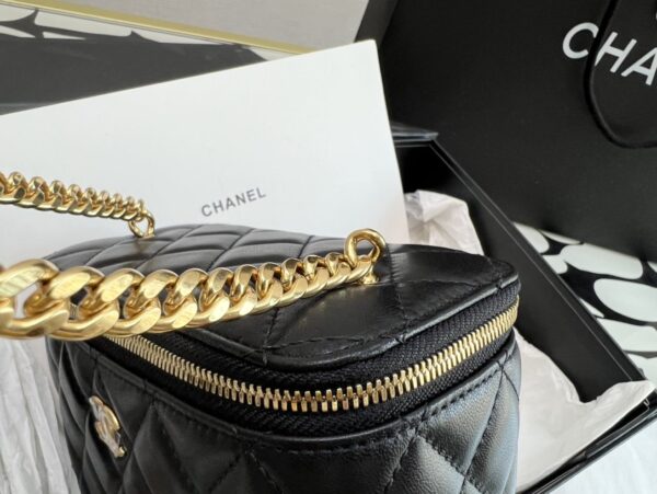 [REP 1:1] Chanel Vanity With Chain Black For Women, Women's Bags 6.2in/16cm