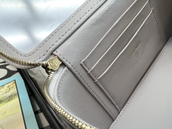 [REP 1:1] Chanel Vanity With Chain Gray For Women, Women's Bags 6.2in/16cm