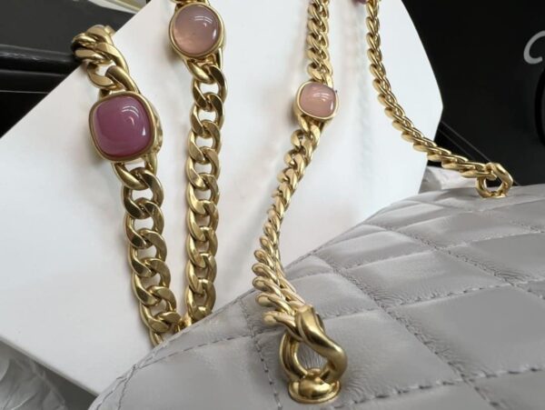 [REP 1:1] Chanel Vanity With Chain Gray For Women, Women's Bags 6.2in/16cm
