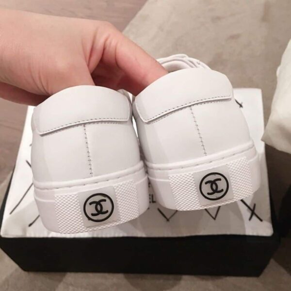 Chanel Vintage Sneakers White For Women, Women's Shoes