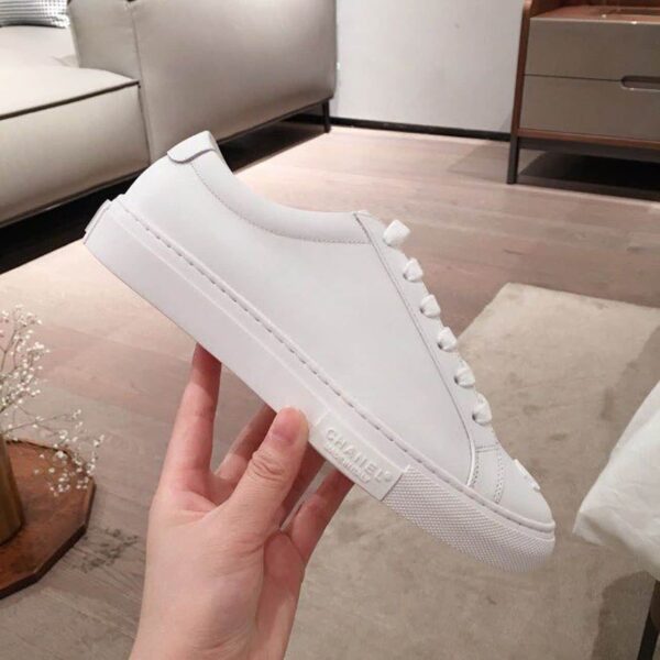 Chanel Vintage Sneakers White For Women, Women's Shoes