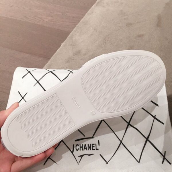 Chanel Vintage Sneakers White For Women, Women's Shoes