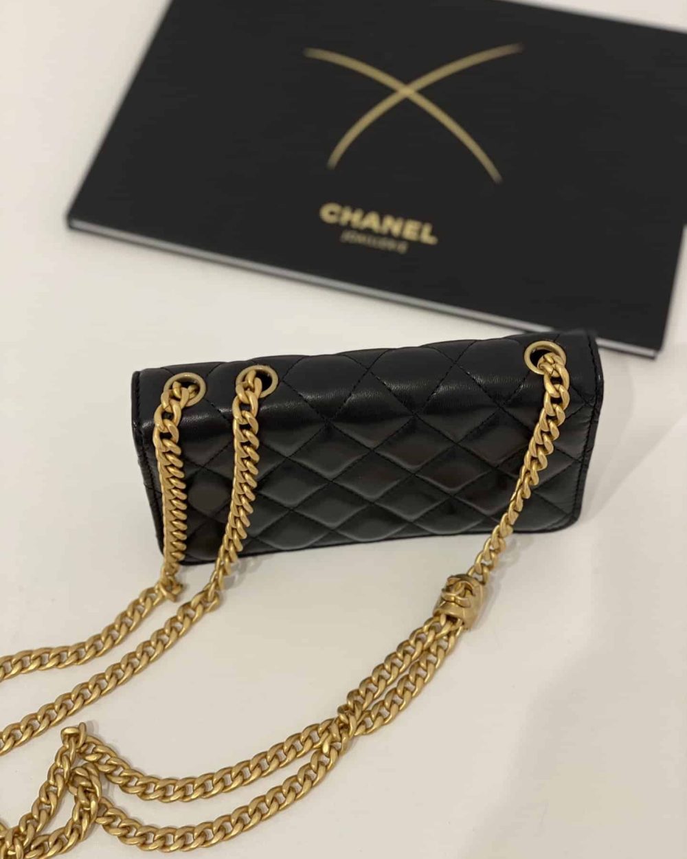 [REP 1:1] Chanel Wallet With Strap Black For Women, Women's Bags 6.7in/17cm
