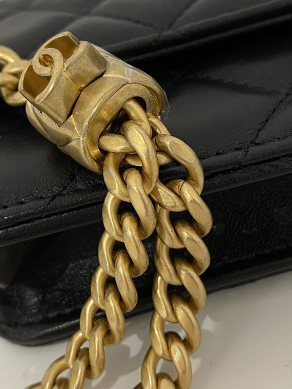 [REP 1:1] Chanel Wallet With Strap Dark Green For Women, Women's Bags 6.7in/17cm