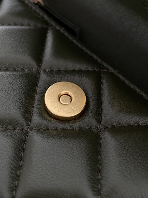 [REP 1:1] Chanel Wallet With Strap Dark Green For Women, Women's Bags 6.7in/17cm