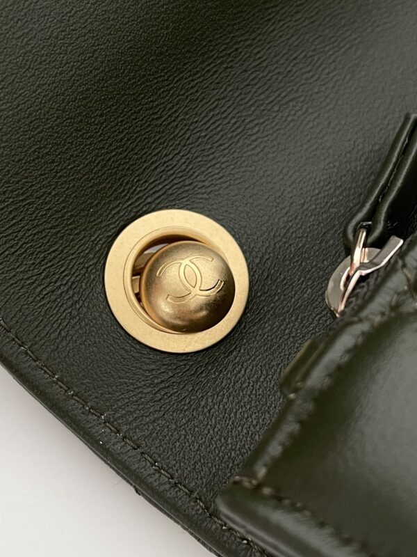 [REP 1:1] Chanel Wallet With Strap Dark Green For Women, Women's Bags 6.7in/17cm