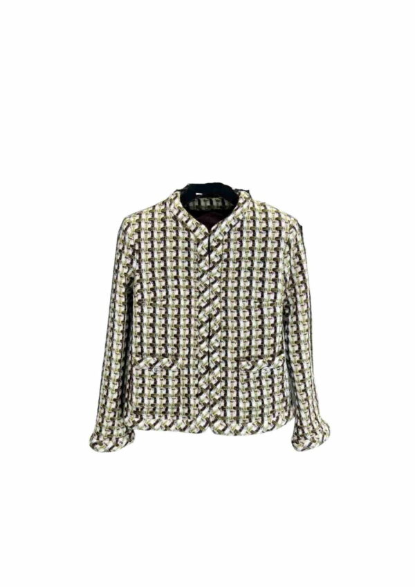 Chanel Warm Tweed Jacket White For Women
