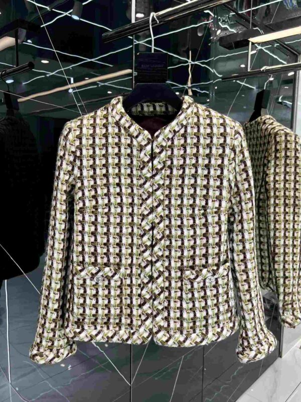 Chanel Warm Tweed Jacket White For Women