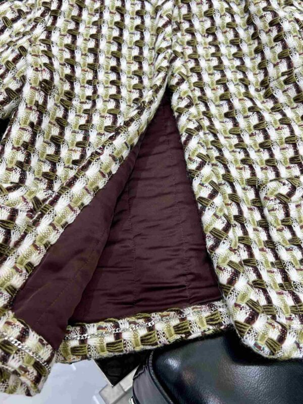 Chanel Warm Tweed Jacket White For Women