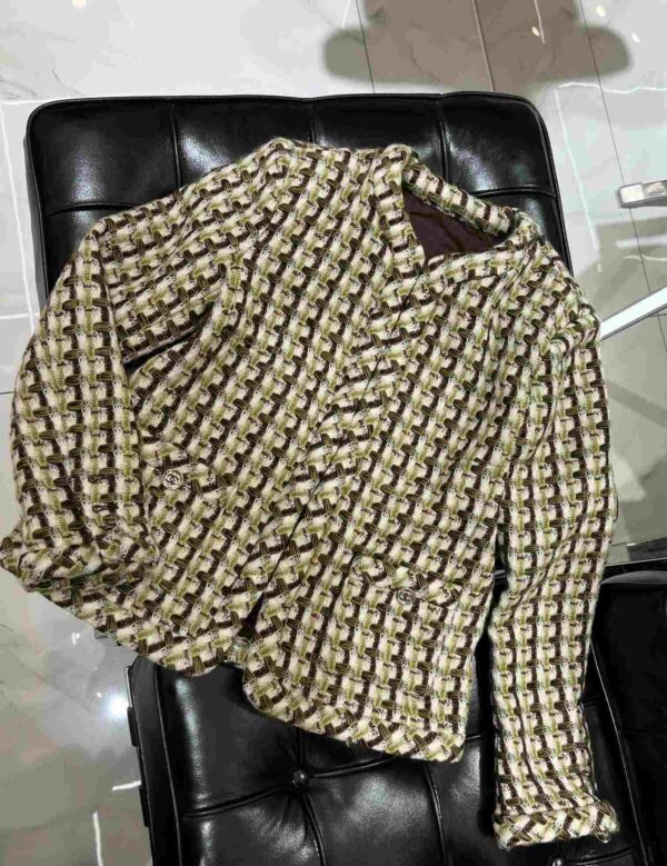 Chanel Warm Tweed Jacket White For Women